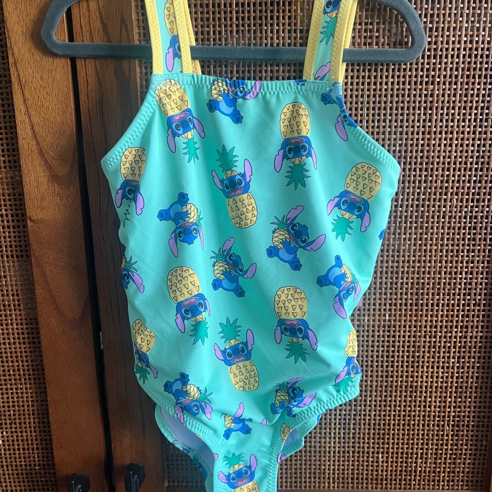 Zara Stitch One-Piece Swimsuit - Teal